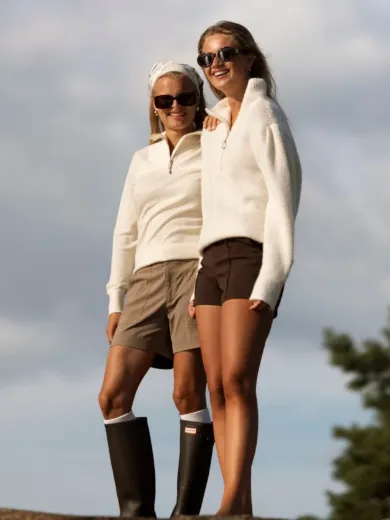 Bilde av WoolLand Romsdalseggen Shorts Long Woman D09 Driftwood